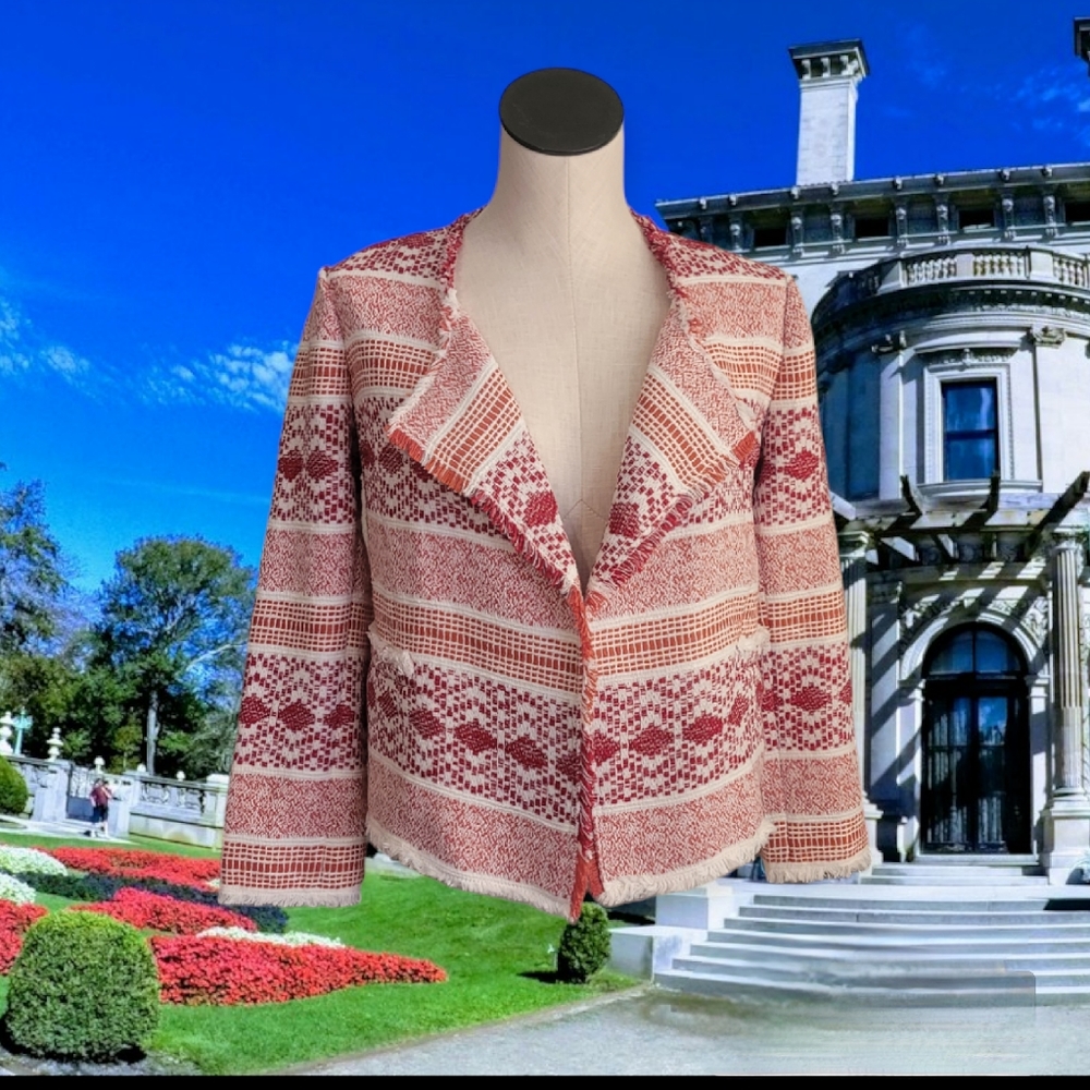 Red and White Jacket